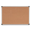 MasterVision Value Cork Bulletin Board with Aluminum Frame, 48 x 71, Natural