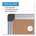 MasterVision Value Cork Bulletin Board with Aluminum Frame, 48 x 71, Natural