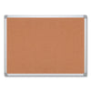 MasterVision Earth Cork Board, 48 x 72, Aluminum Frame