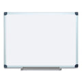 MasterVision Porcelain Value Dry Erase Board, 36 x 48, White, Aluminum Frame