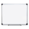 MasterVision Porcelain Value Dry Erase Board, 48 x 96, White, Aluminum Frame