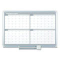 MasterVision 4 Month Planner, 48x36, White/Silver