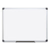 MasterVision Value Lacquered Steel Magnetic Dry Erase Board, 18 x 24, White, Aluminum