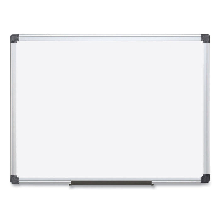 MasterVision Value Lacquered Steel Magnetic Dry Erase Board, 18 x 24, White, Aluminum