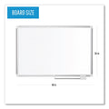 MasterVision Ruled Planning Board, 48 x 36, White/Silver