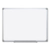 MasterVision Earth Silver Easy Clean Dry Erase Boards, 48 x 96, White, Aluminum Frame