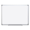 MasterVision Earth Silver Easy Clean Dry Erase Boards, 48 x 96, White, Aluminum Frame