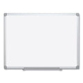MasterVision Earth Easy-Clean Dry Erase Board, 48 x 72, Aluminum Frame