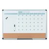 MasterVision 3-in-1 Calendar Planner Dry Erase Board, 24 x 18, Aluminum Frame