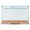 MasterVision 3-in-1 Calendar Planner Dry Erase Board, 24 x 18, Aluminum Frame