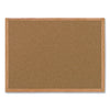 MasterVision Value Cork Bulletin Board with Oak Frame, 24 x 36, Natural