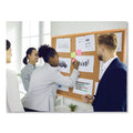MasterVision Value Cork Bulletin Board with Oak Frame, 24 x 36, Natural