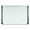 MasterVision Lacquered steel magnetic dry erase board, 24 x 36, Silver/Black