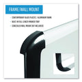 MasterVision Lacquered steel magnetic dry erase board, 24 x 36, Silver/Black