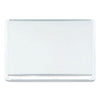 MasterVision Lacquered steel magnetic dry erase board, 24 x 36, Silver/White