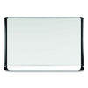 MasterVision Lacquered steel magnetic dry erase board, 36 x 48, Silver/Black
