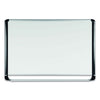 MasterVision Porcelain Magnetic Dry Erase Board, 48x96, White/Silver