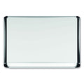 MasterVision Porcelain Magnetic Dry Erase Board, 48x72, White/Silver