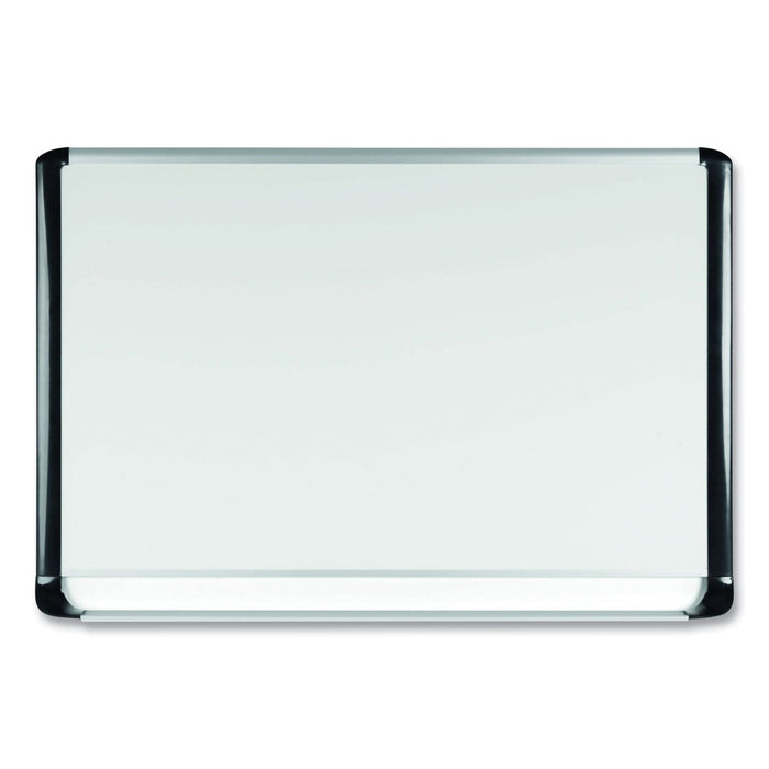 MasterVision Porcelain Magnetic Dry Erase Board, 48x72, White/Silver