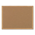 MasterVision Earth Cork Board, 36 x 48, Wood Frame