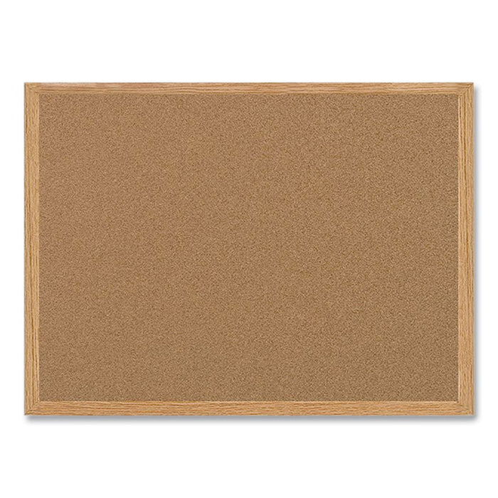 MasterVision Earth Cork Board, 36 x 48, Wood Frame