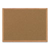 MasterVision Value Cork Bulletin Board with Oak Frame, 36 x 48, Natural