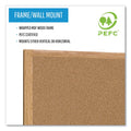 MasterVision Earth Cork Board, 48 x 72, Wood Frame