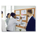 MasterVision Value Cork Bulletin Board with Oak Frame, 36 x 48, Natural