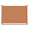 MasterVision Earth Cork Board, 18x24, Aluminum Frame