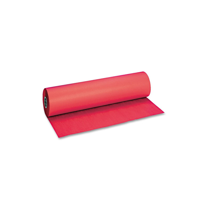 Pacon Decorol Flame Retardant Art Rolls, 40 lb Cover Weight, 36" x 1000 ft, Cherry Red