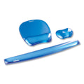 Fellowes Gel Crystals Keyboard Wrist Rest, 18.5 x 2.25, Blue