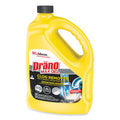 Drano Max Gel Clog Remover, Bleach Scent, 128 oz Bottle, 4/Carton