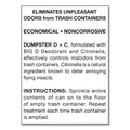 Big D Industries Dumpster D Plus C, Neutral, 25 lb Bucket
