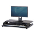 Fellowes Corsivo Sit-Stand Workstation, 31.5" x 24.25" x 16", Black