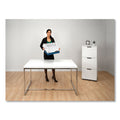 Bankers Box PRESTO Ergonomic Design Storage Boxes, Letter/Legal Files, 12.88" x 16.5" x 10.38", White/Blue, 12/Carton