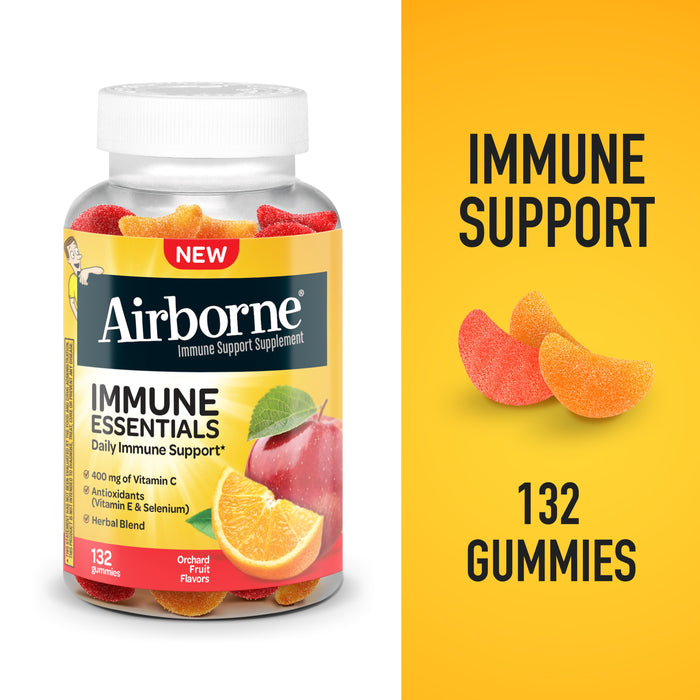 Airborne Immune Essentials Gummies - Orchard Fruit - 132ct by Pasteur Pharmacy
