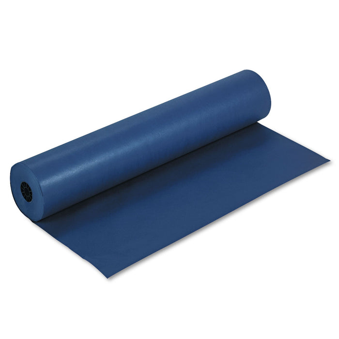 Pacon Rainbow Duo-Finish Colored Kraft Paper, 35 lb Wrapping Weight, 36" x 1,000 ft, Dark Blue