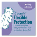 Seventh Generation Chlorine-Free Ultra Thin Pads with Wings, Overnight, 14/Pack