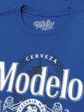 Cerveza Modelo Beer T-Shirt - Royal Blue by Tee Luv