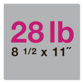 Navigator Platinum Paper, 99 Bright, 28 lb Bond Weight, 8.5 x 11, White, 500/Ream