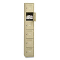 Tennsco Box Compartments, Single Stack, 12w x 18d x 72h, Sand
