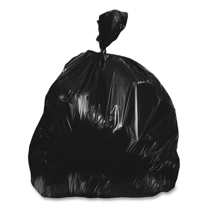 Heritage Linear Low-Density Can Liners, 33 gal, 0.9 mil, 33 x 39, Black, 150/Carton