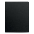Fellowes Futura Presentation Covers for Binding Systems, Opaque Black, 11.25 x 8.75, Unpunched, 25/Pack