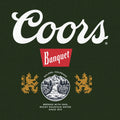 Coors Banquet Double Sided Long Sleeve Beer Logo T-Shirt - Forest Green by Tee Luv
