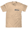 Original Coors Rodeo Legend Double Sided Beer Logo T-Shirt - Cream