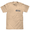 Original Coors Rodeo Legend Double Sided Beer Logo T-Shirt - Cream by Tee Luv