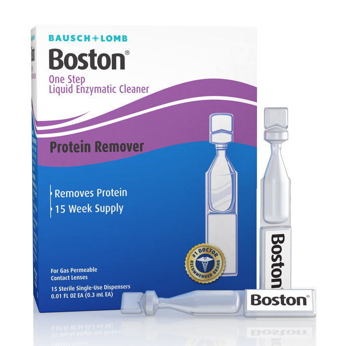 Bausch & Lomb Boston One Step Liquid Enzymatic Cleaner, Protein Remover, 0.01 Fl Oz by Pasteur Pharmacy