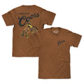 Coors Original Rodeo Cowboy Front/Back T-Shirt - Brown Sugar by Tee Luv