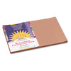 Prang SunWorks Construction Paper, 50 lb Text Weight, 12 x 18, Light Brown, 50/Pack