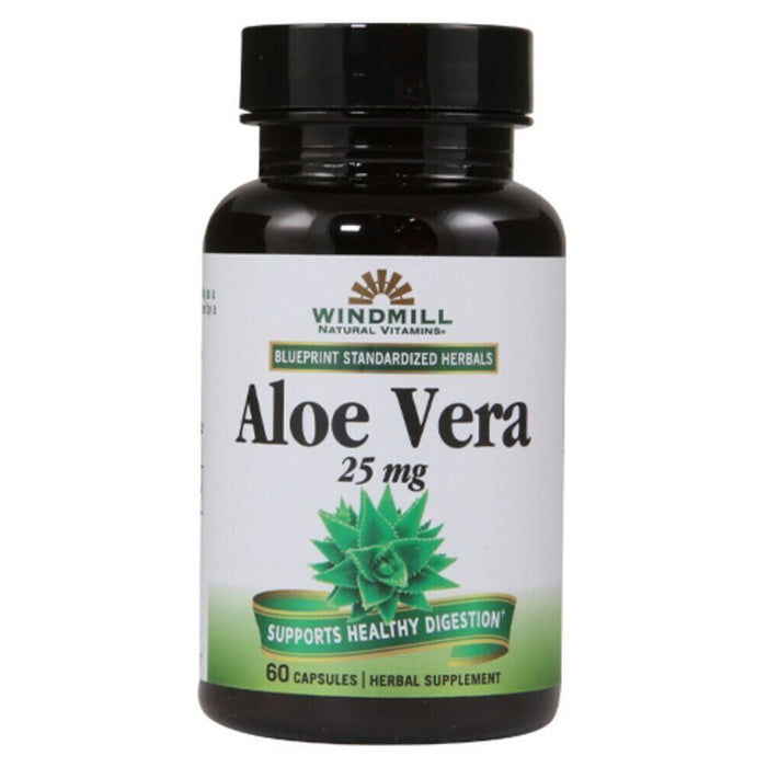 Windmill® Natural Vitamins Aloe Vera 25 mg – Herbal Supplement by Pasteur Pharmacy
